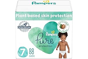 Pampers Pure Protection Premium Disposable Baby Diapers - Size 7