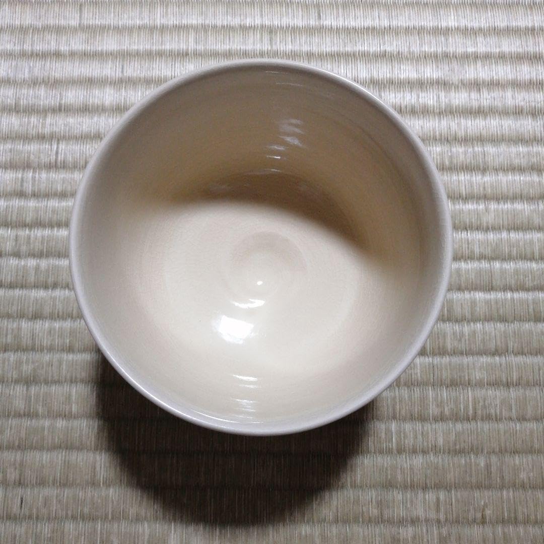 布志名焼 雲寅窯 舟木康定 牡丹図茶碗 共箱 布志名焼 雲寅
