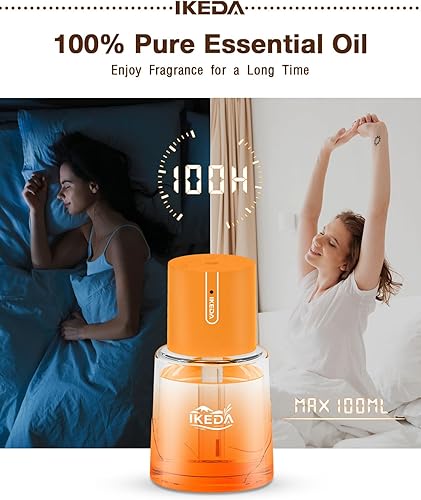 Miniatura 7 de Mini difusor de aroma  Difusor de aceite esencial 100% puro con aroma a lavanda  Humidificador portátil de 3 modos  Difusor de aromaterapia