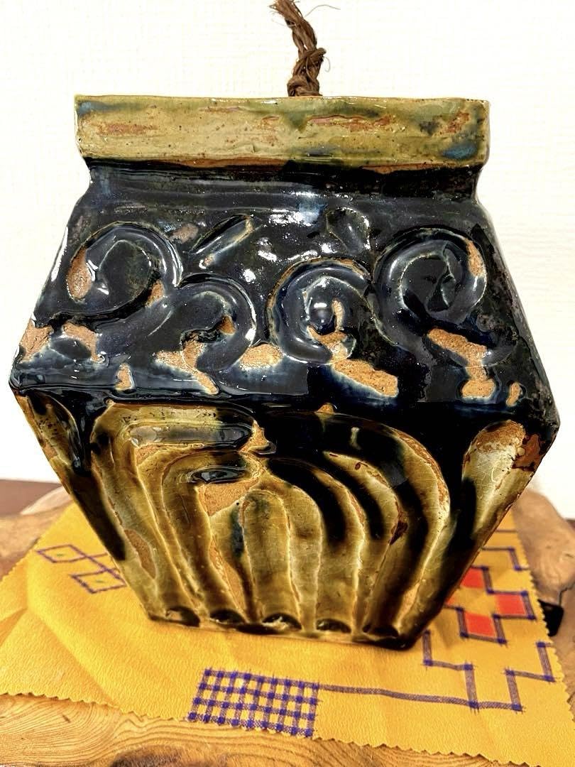 Amazon.co.jp: 仁王窯壺屋焼 やちむん タラフー 大型タラフー 蓋物 蓋