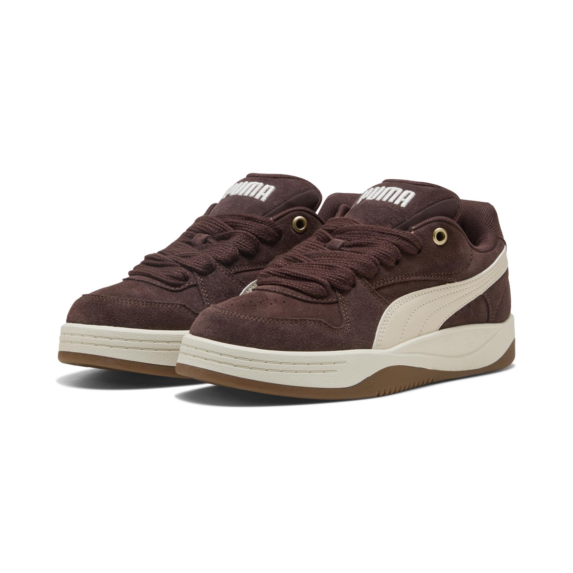 PUMA Women's Park Luna SD Sneaker, Chocolate Brown-Alpine Snow, 7.5 UK