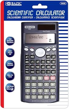 BAZIC Products 240-Function Scientific Calculator, Slide-On Case, 12-Box