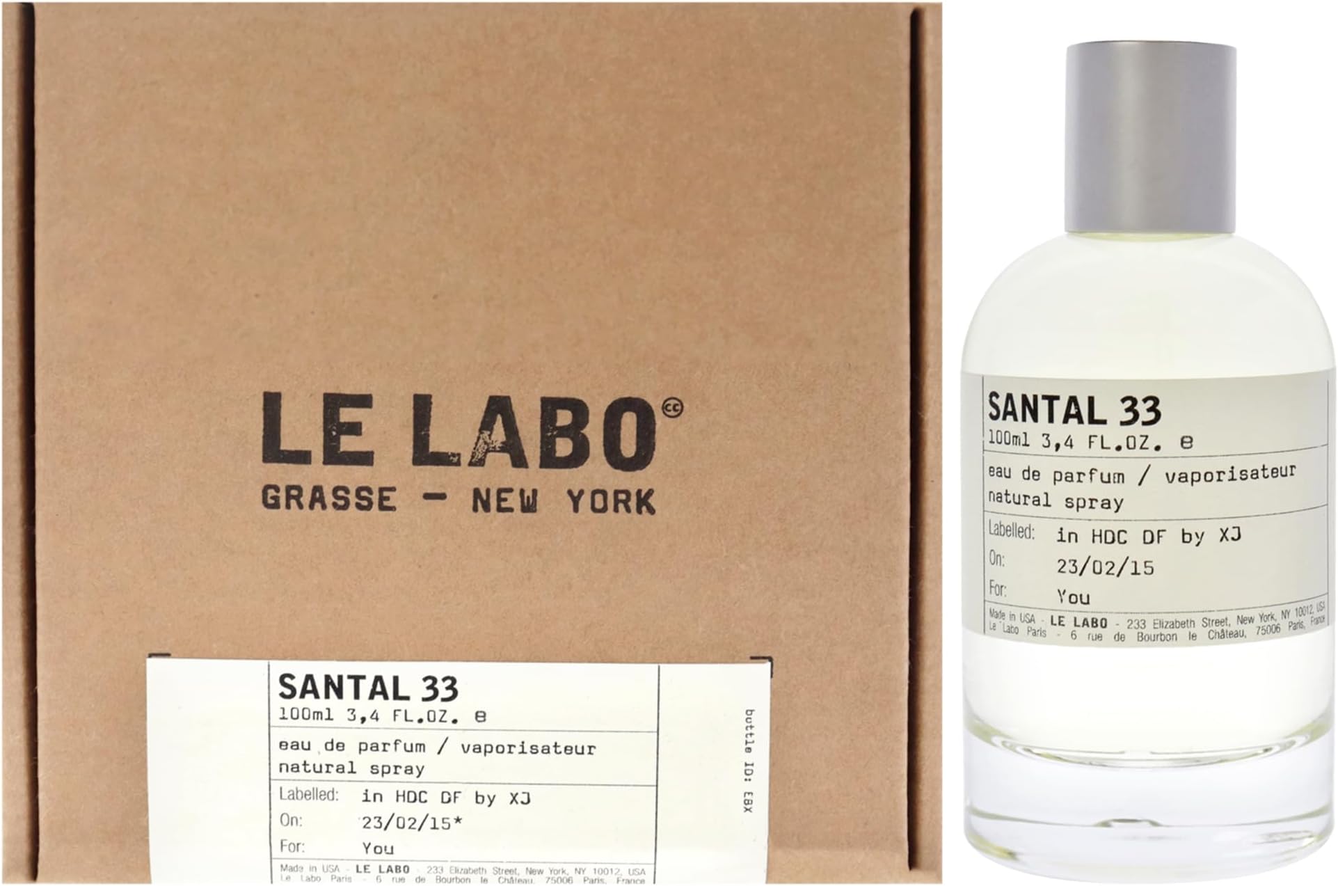 Santal No 33 by Le Labo for Unisex - 3.4 oz EDP Spray