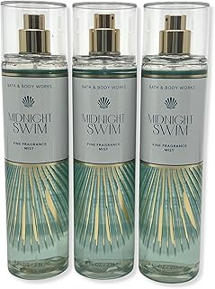 Bath & Body Works Midnight Swim Fragrance Mist 8oz - pack of 3