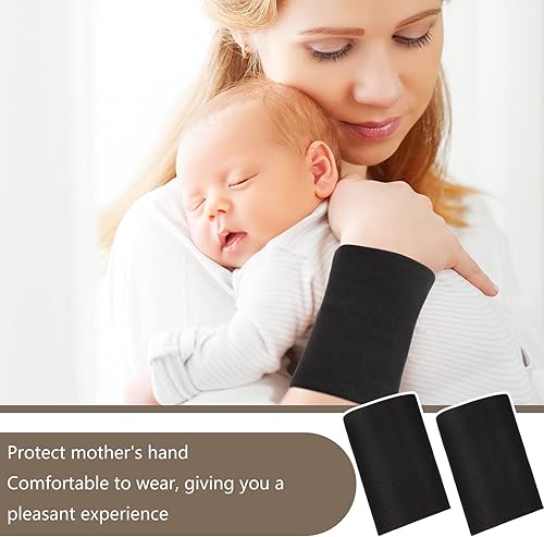 Miniatura 5 de SATINIOR 2 pares de muñequeras de compresión para muñeca de compresión, muñequeras elásticas para hombres y mujeres, tenis, tendinitis, túnel