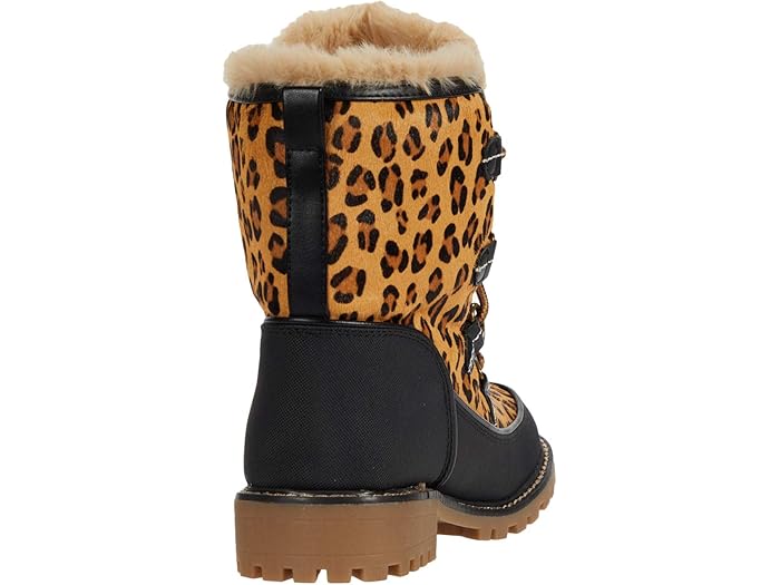 mia misha fur trim lace up boot