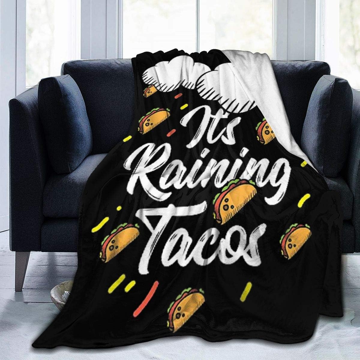 Taco TuesdayIts Raining Tacos Fleece Blanket 3 Size Soft