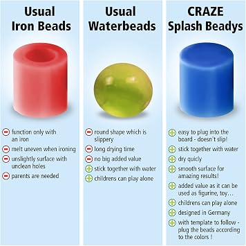 CRAZE Splash Beadys Single-Pin with Pick-Up Pad Gripper Tongs 11157
