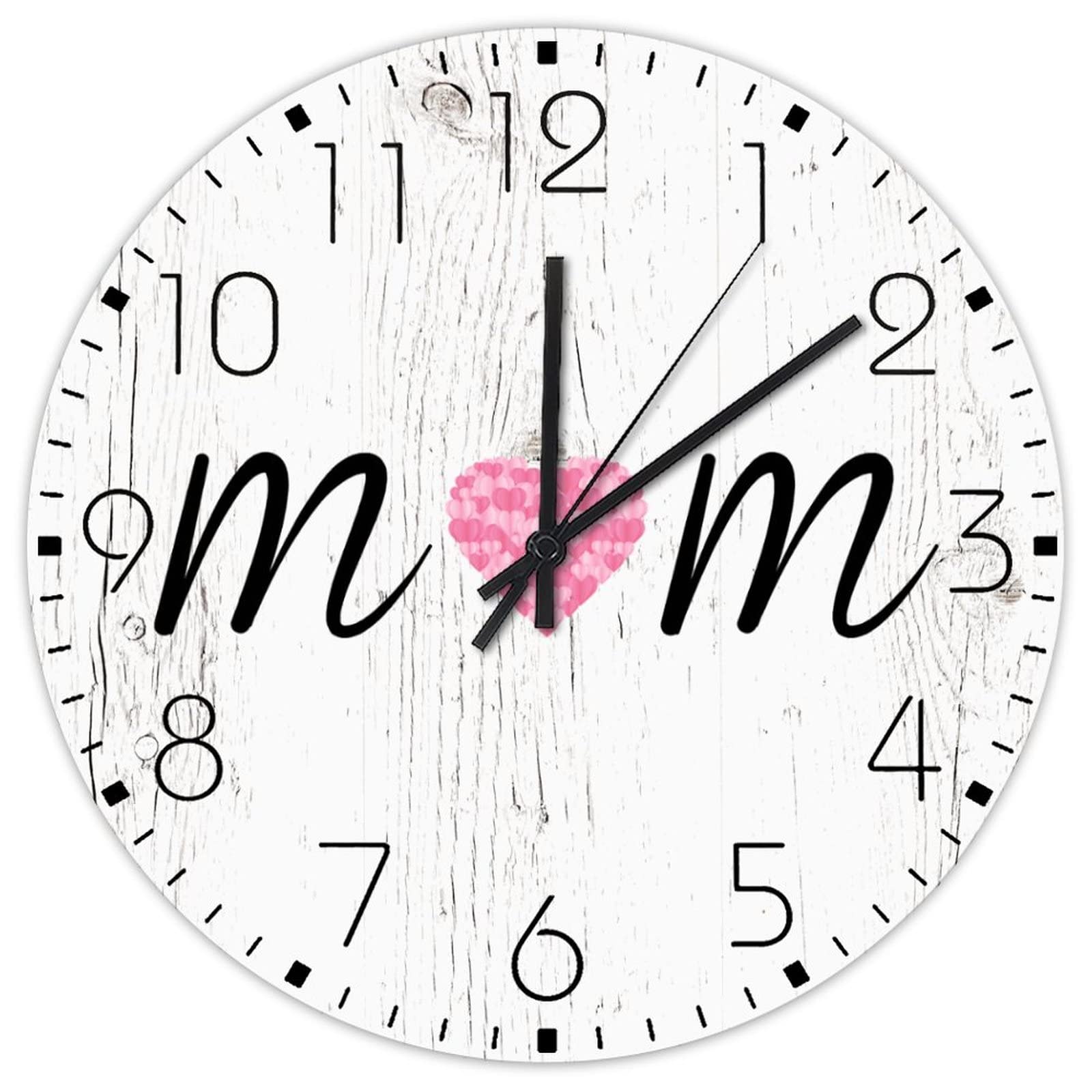 Horloge murale vintage en bois double face pour habiller votre cheminée