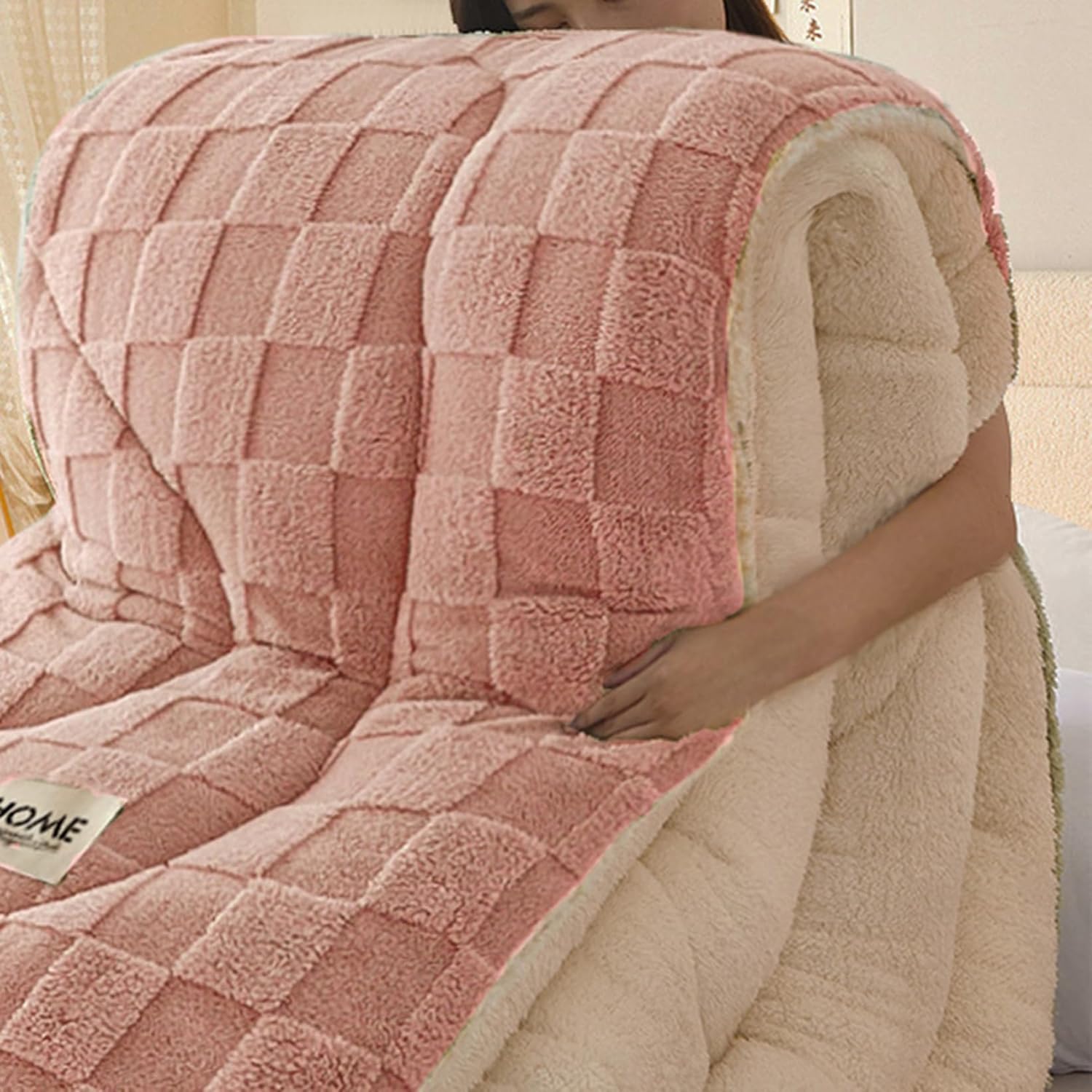 無印良品 防ダニ 羽毛掛ふとん・中厚手／SD ・170×210cm