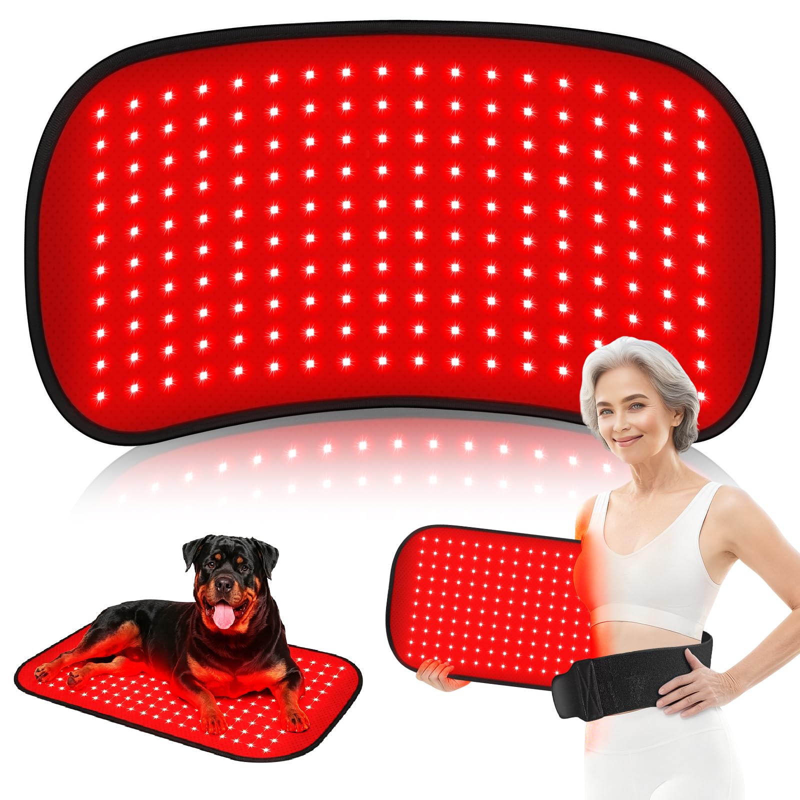 Photo 1 of Red-Light-Therapy-for-Body,FSA Eligible HSA 2026 Upgraded | 4 Modes 5 Stage Power Medical-Grade TPU Mat for Body Pain Relief,25"x13"Dual Wavelength Infrared Red Light Blanket LEDs