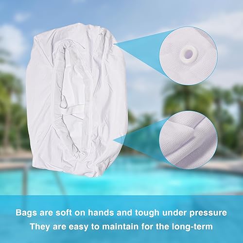 Miniatura 6 de 99954305-R1 Bolsa de filtro de 70 micrones de repuesto para Dolphin - Maytronic Dolphin Parts Deluxe 4, Deluxe 5, DX6 Bolsa de filtro para limpiador