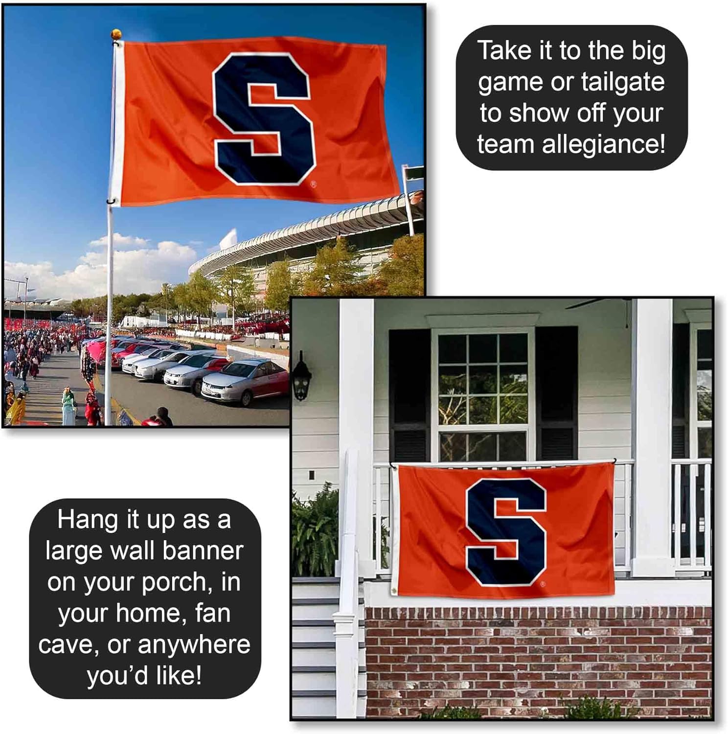 College Flags & Banners Co. Syracuse Orange 3x5 Flag