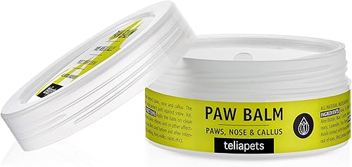 Teliapets - Bálsamo para patas de perro, producto reparador y protector de la piel para patas de nariz y callos, cuidado calmante y nutritivo para