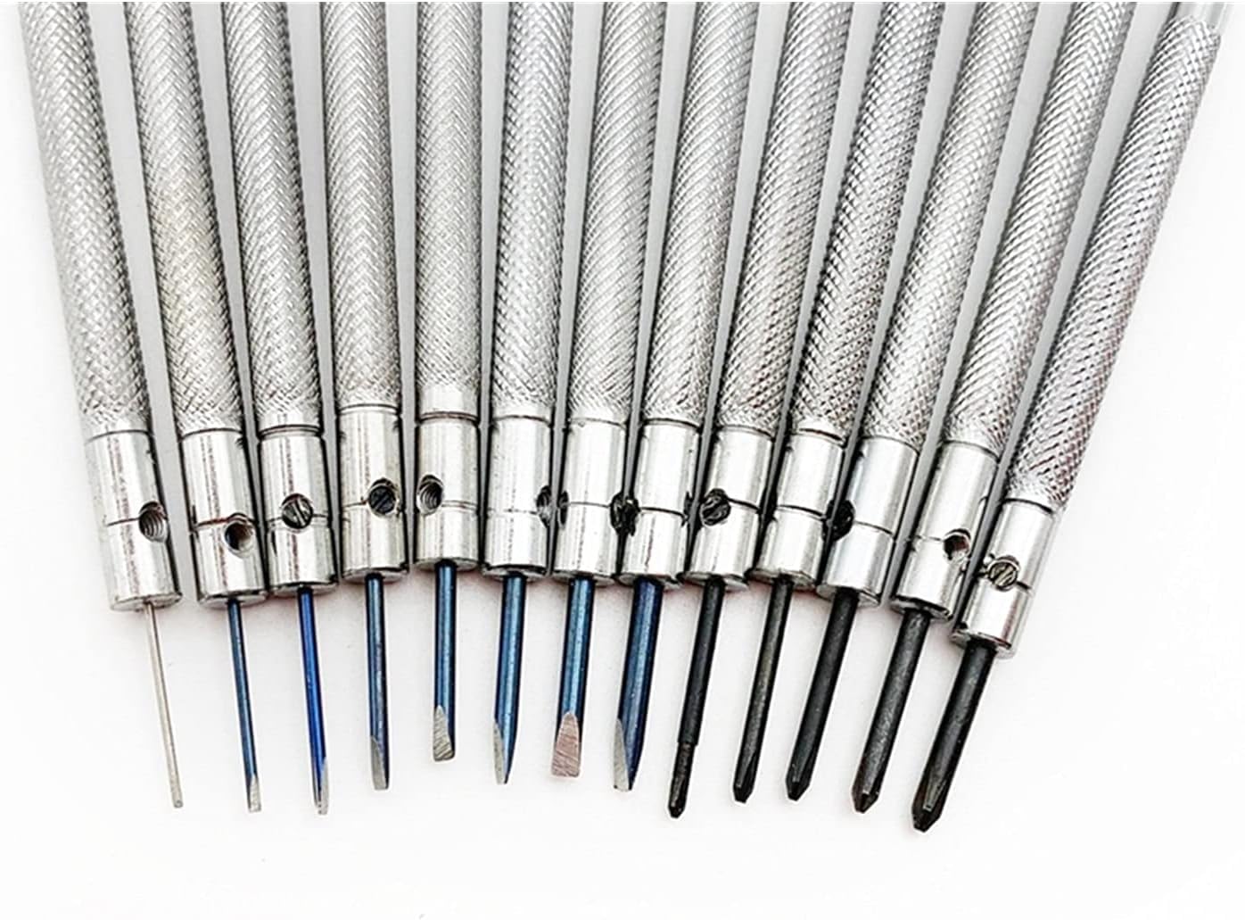 13 szt. 0,6 mm-2,0 mm zegarmistrzowie wielofunkcyjny precyzyjny zestaw śrubokrętów do zegarków okulary płaskie ostrze otwieranie narzędzie naprawcze zestaw narzędzi naprawczych/30337