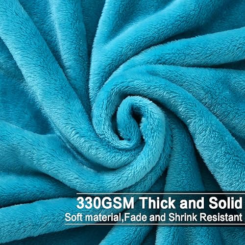 Miniatura 3 de Easeland - Manta suave, cálida y esponjosa de microfelpa, manta de lana térmica, liviana, para sofá o cama