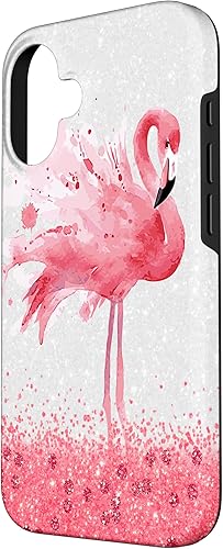 Vista 86 de Funda para iPhone 13 Cute Flamingo Women Girls Flamingos Birds
