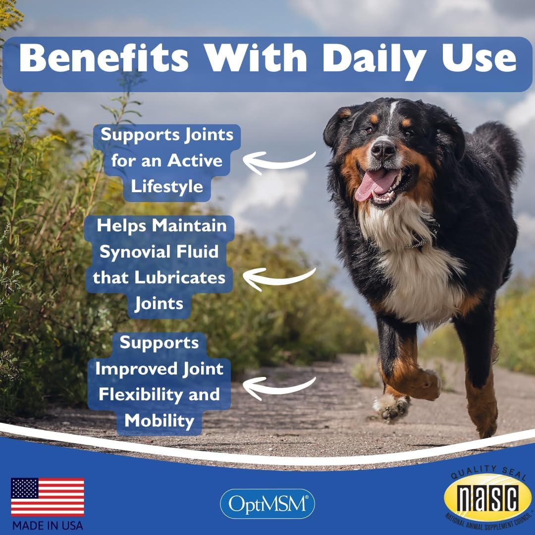 KALA HEALTH PeakTails Hip & Joint Plus HA for Dogs – 90 Tablets, Glucosamine, Chondroitin, OptiMSM, Vitamin C & Hyaluronic Acid – Supports Joint Mobility & Comfort