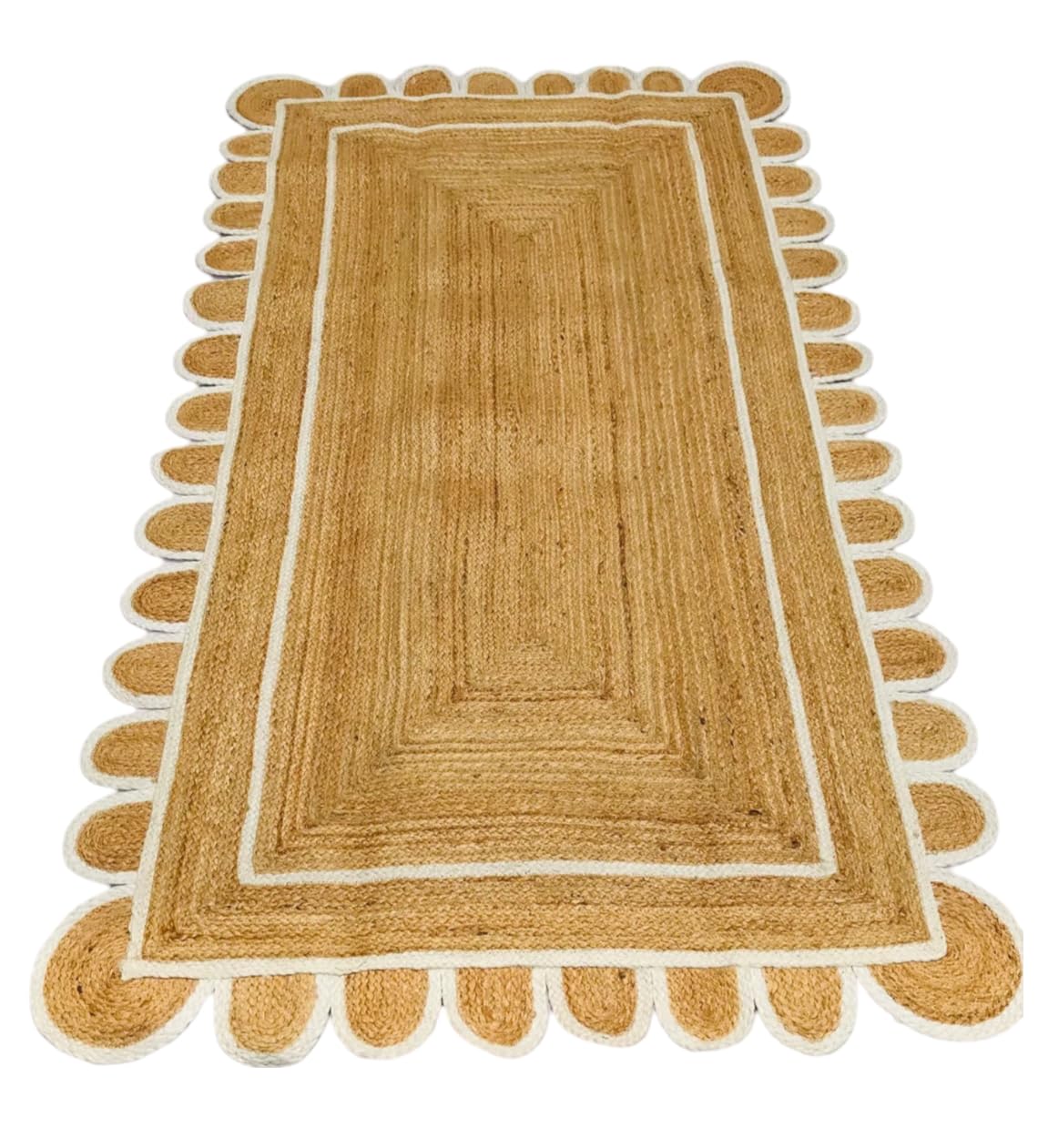 Tapis en jute naturel INDACORIFY pour réchauffer un sol froid avec style