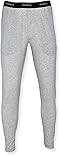 Hanes Men's Knit Pant with Elastic Waistband, Light Grey Heather, Medium
