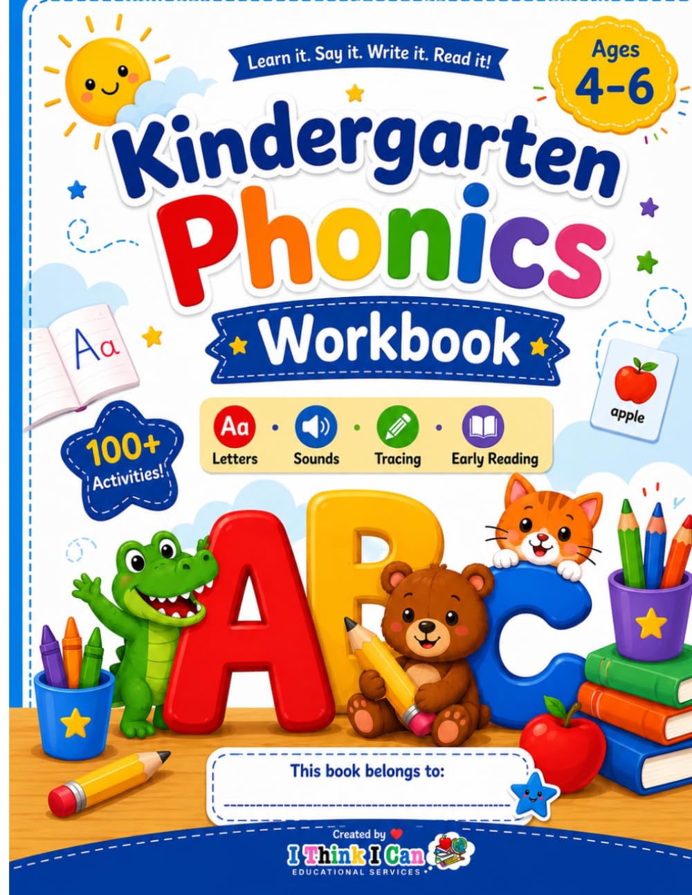 Kindergarten Phonics Workbook