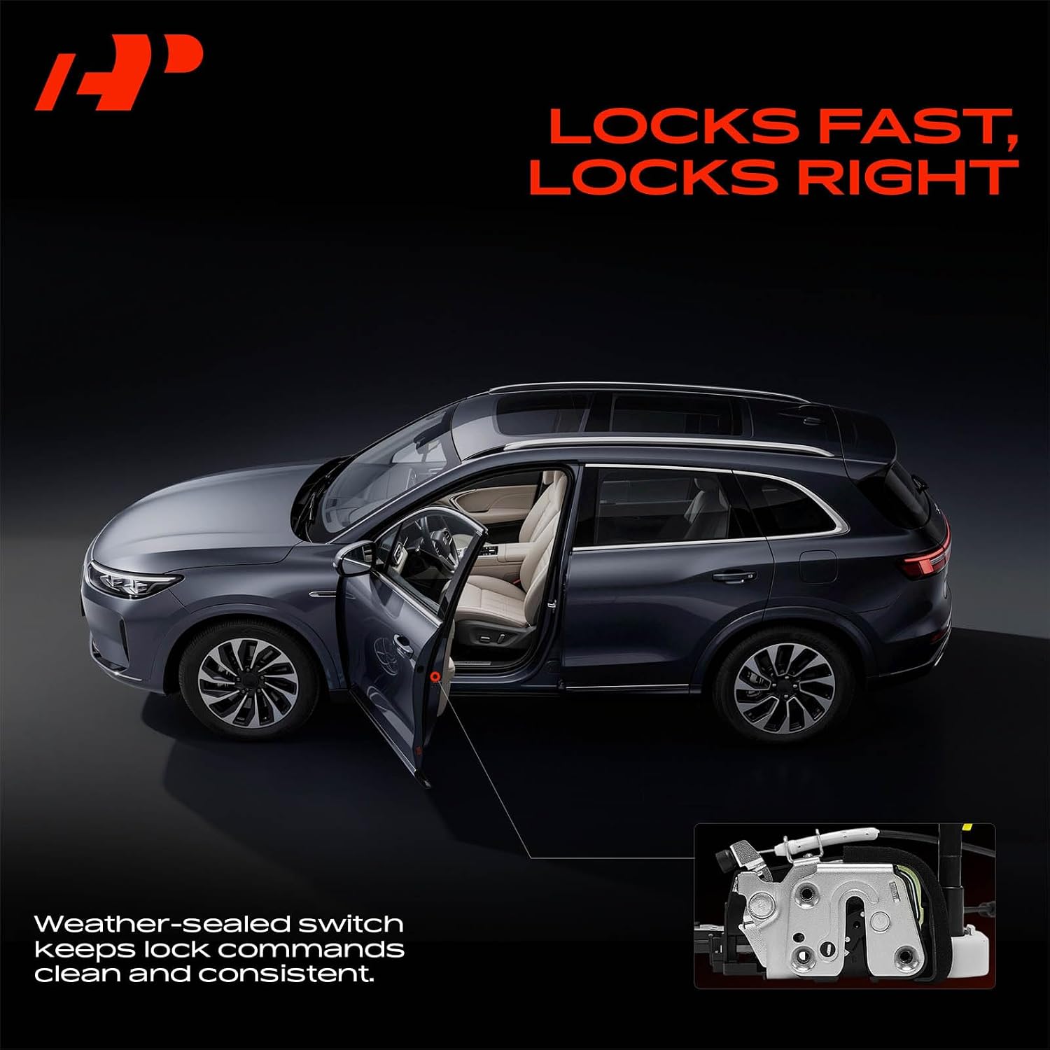 A-Premium Front Left Driver Side Door Lock Actuator Compatible with Nissan Juke 2011-2017 Sport Utility