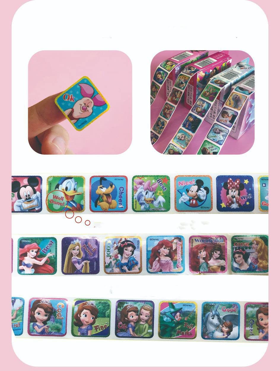 Stitch Pasqua 200 Adesivi Per Bambini FEIFEI'S BOW - Principessa Elsa, Topolino, Dinosauri, Per Feste E Regali Sticker Feste Bambini