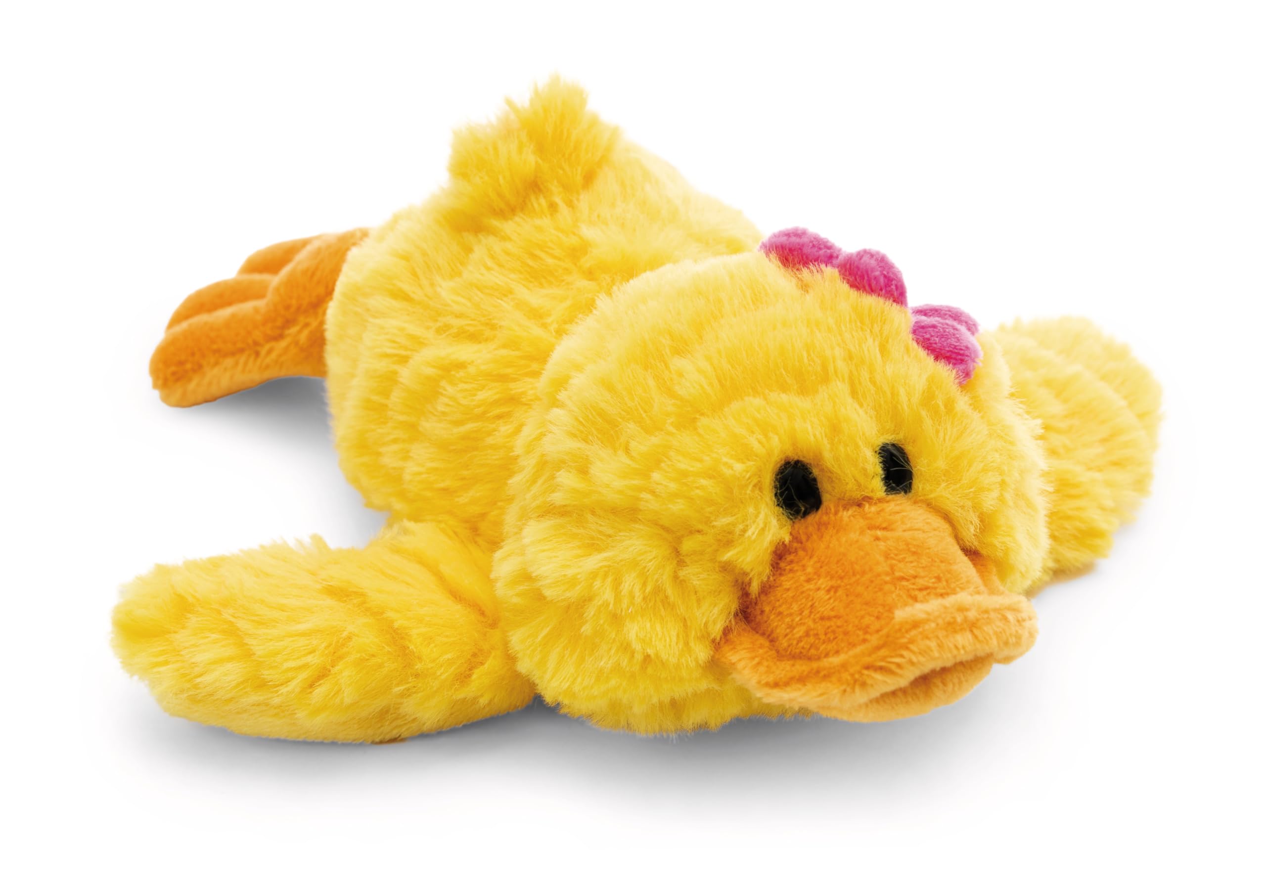 NICI Pooline Morbida paperella di peluche, per coccole e giochi, per bambini e adulti, fantastica idea regalo, 18 cm, giallo - 62893 - 2