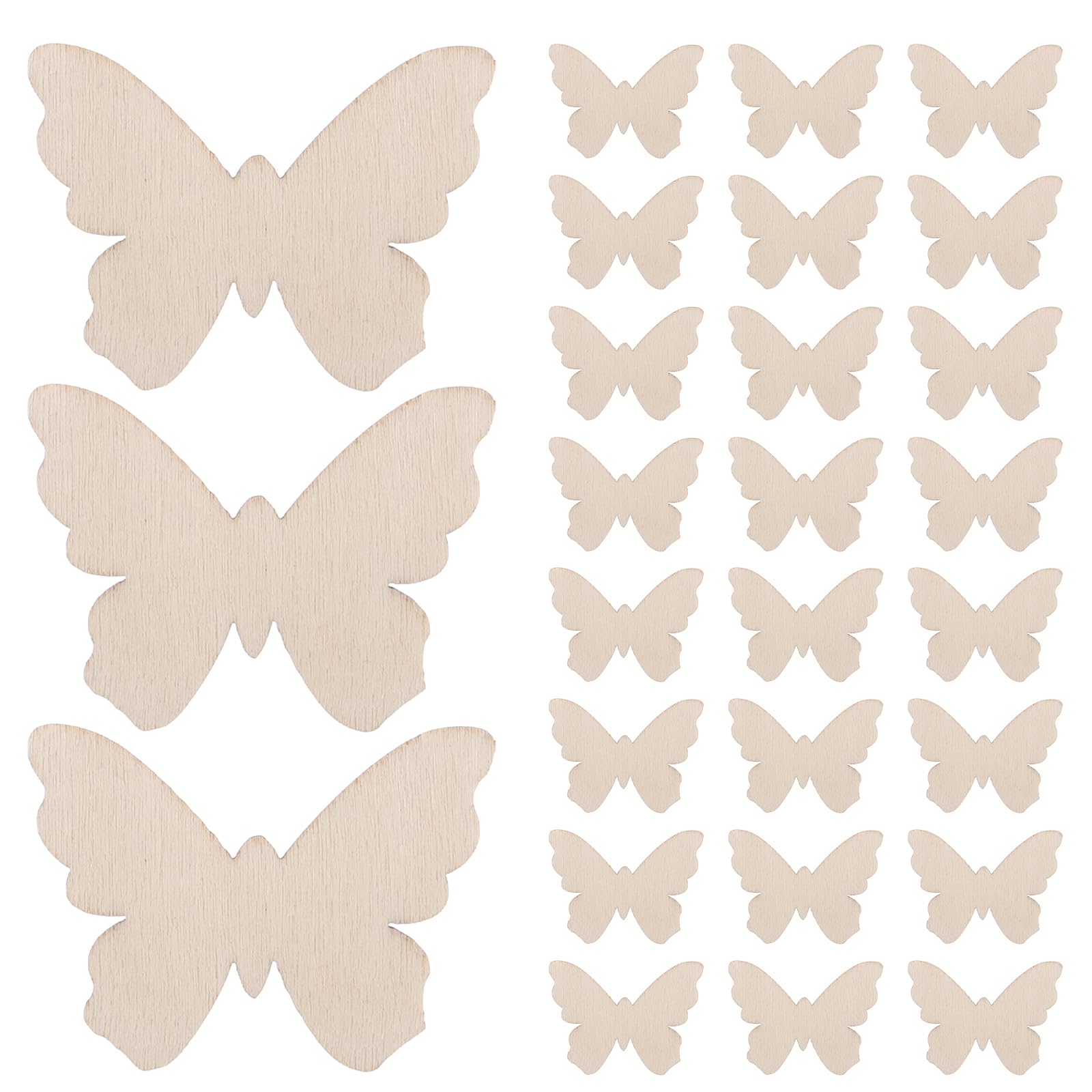Formes en bois de papillon TEHAUX pour loisirs créatifs DIY