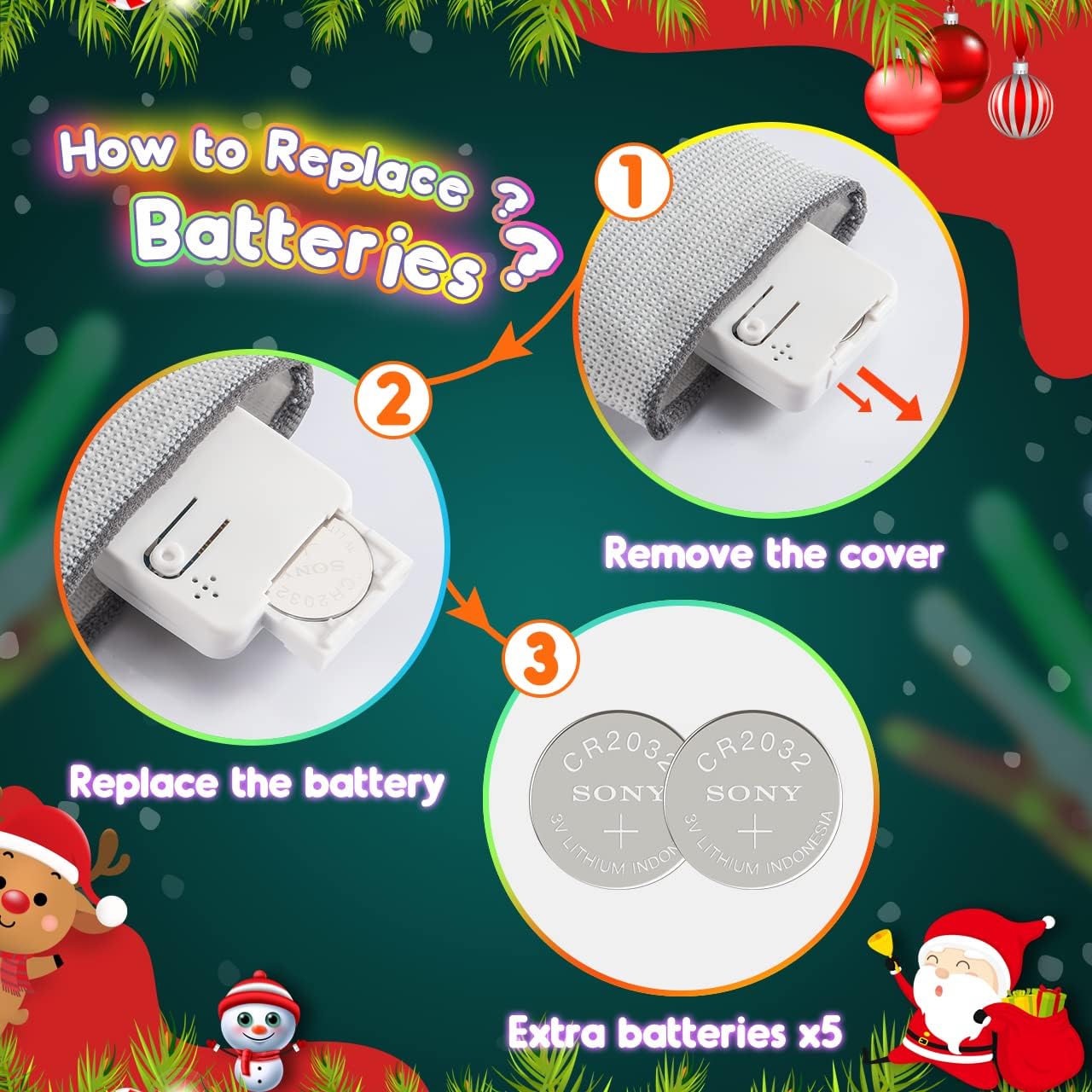 Cool Toys LED Gloves,Fun Toys for Kids Age 3-5 6-8 8-12 with 6 Flash Mode,Light Up Toy for Halloween Christmas Birthday Party - Image 6