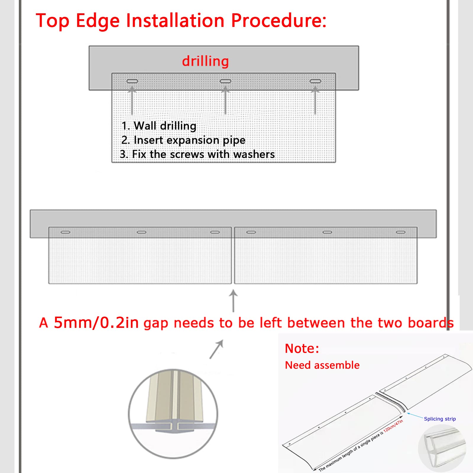 Tettoia moderna per porta d'ingresso, per esterni, per finestre, protezione UV, per balcone, patio, gazebo da giardino, in policarbonato resistente, 40 x 320 cm