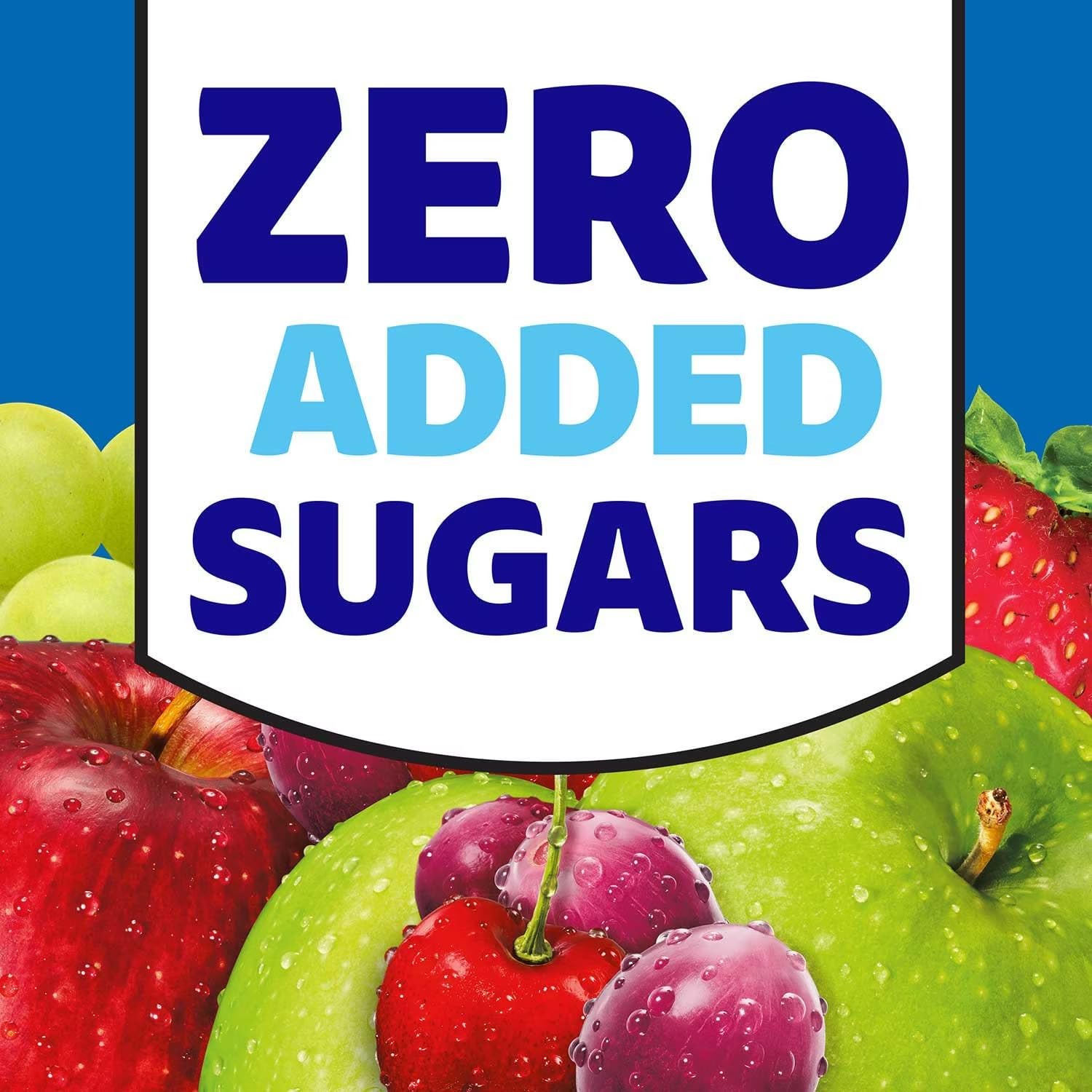 Sugar Free 100% Kids Juice Variety Pack, No Added Sugars, 6 fl. oz. Pouches, 42 Count