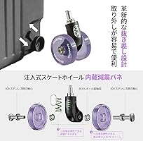 Amazon | [KPLDOL] 日本デザイナー設計 スーツケース 多機能