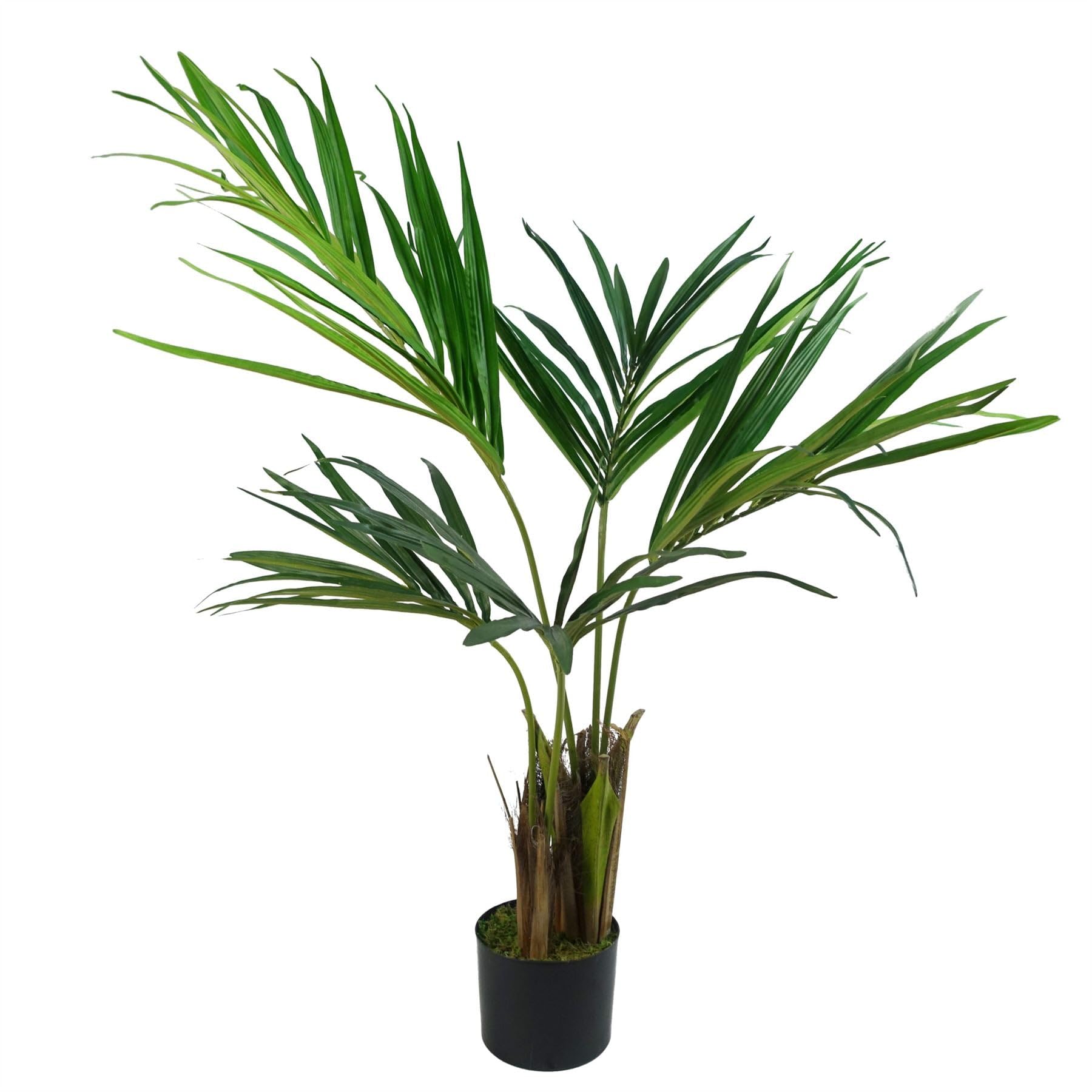 Kentia Palm Artificial Tree 120cm - Silk Leaves - Realistic Plant - Botanik