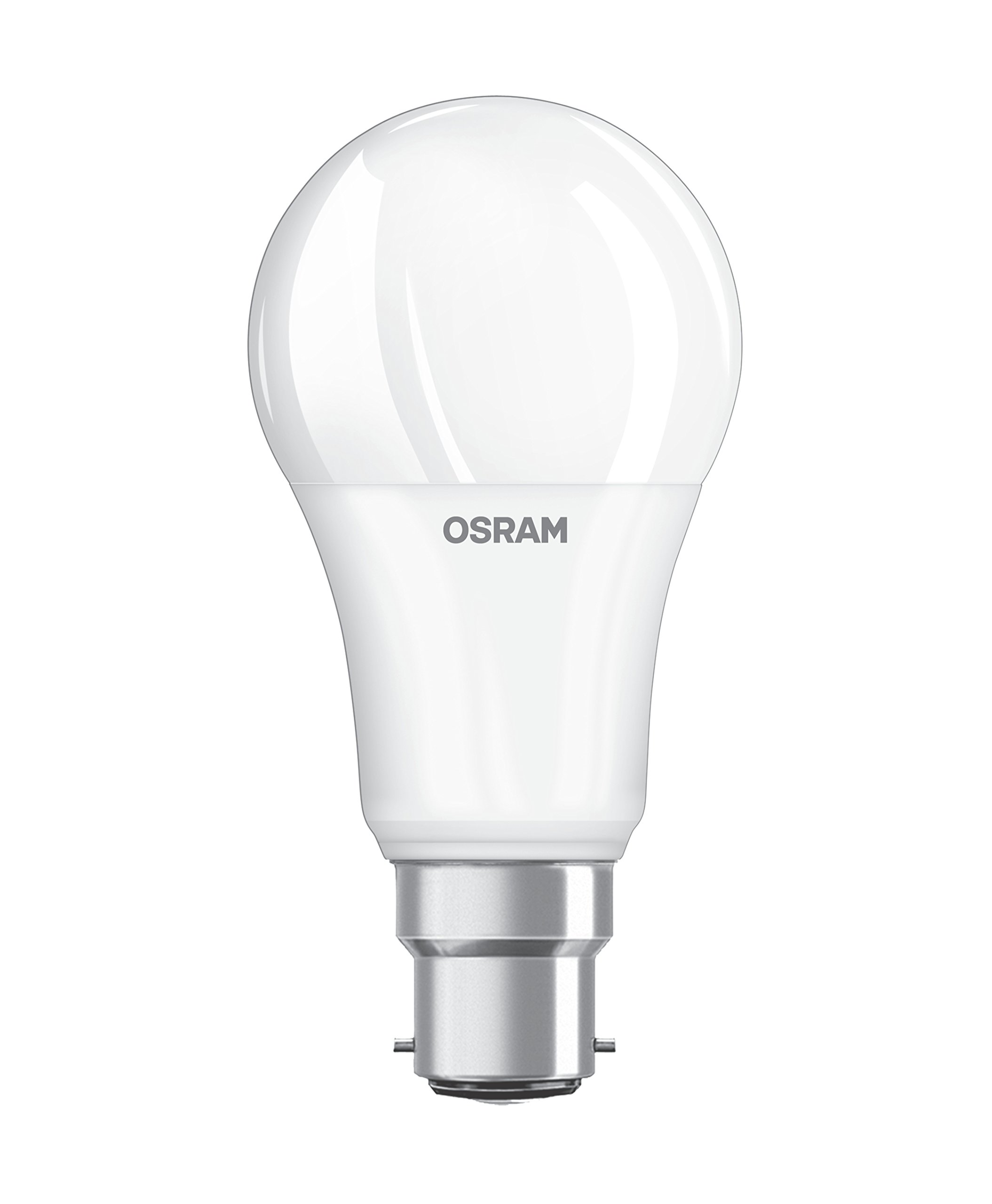 Osram LED Base Classic A Lampe, Sockel: B22d, Warm White, 2700 K, 13 W, Ersatz für 100-W-Glühbirne, matt