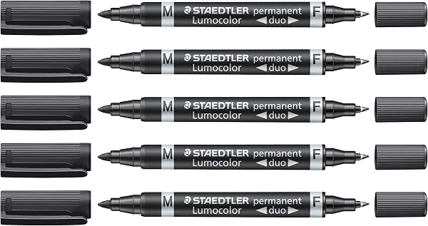 Staedtler Lumocolor Permanent Marker Duo Noir
