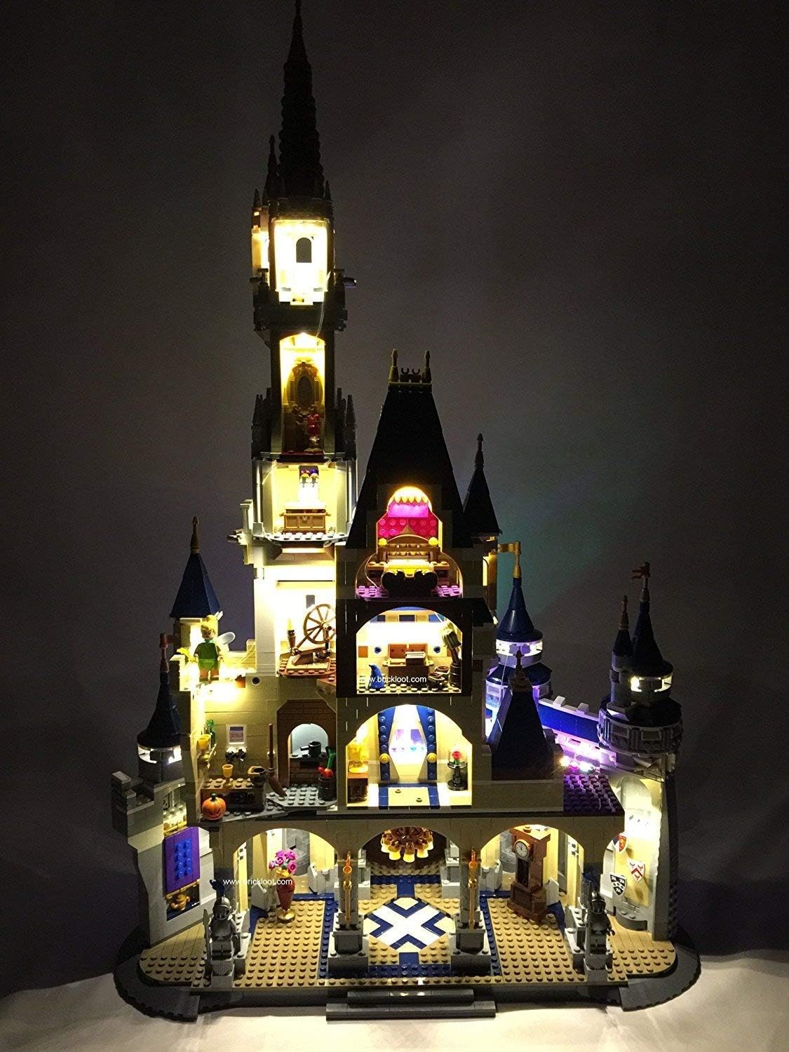 Deluxe LED Lighting Kit For LEGO Disney Castle - 71040 - Custom Designed - Handmade - Durability Tested