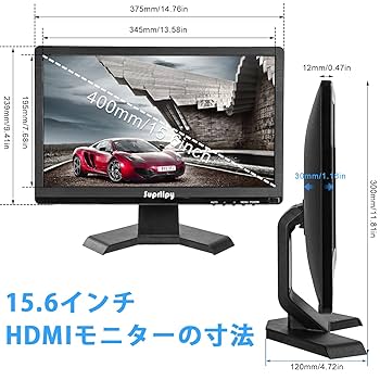 鏡の中に15インチディスプレイが入っています。PCと繋げてTVカメラや動画Ok, 鏡の中に15インチディスプレイが入っています。PCと繋げてTV