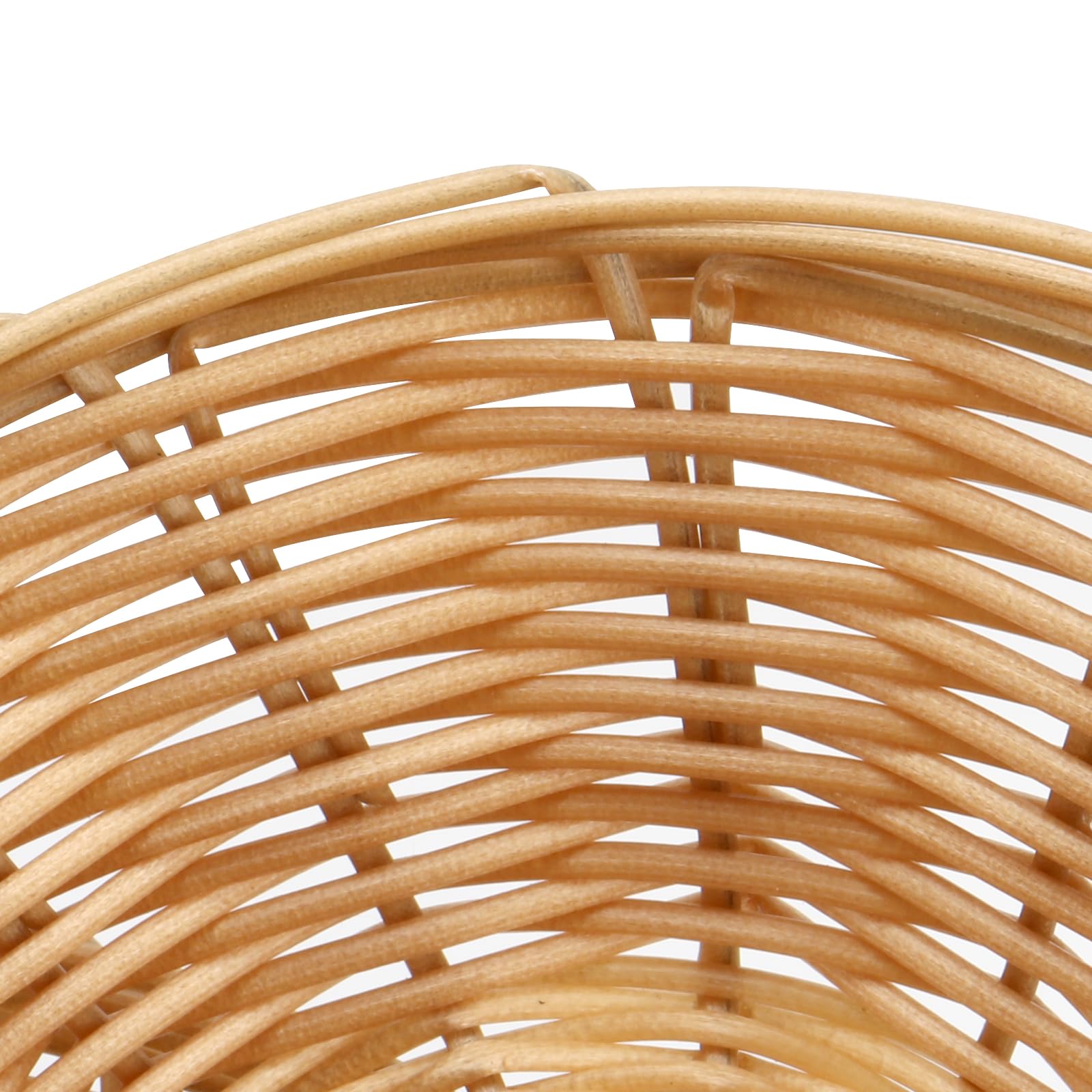 Lot de 20 paniers à pain ovales de 23 cm, paniers à pain tissés, paniers de rangement pour aliments jaunes, paniers à pain pour servir des légumes, des fruits