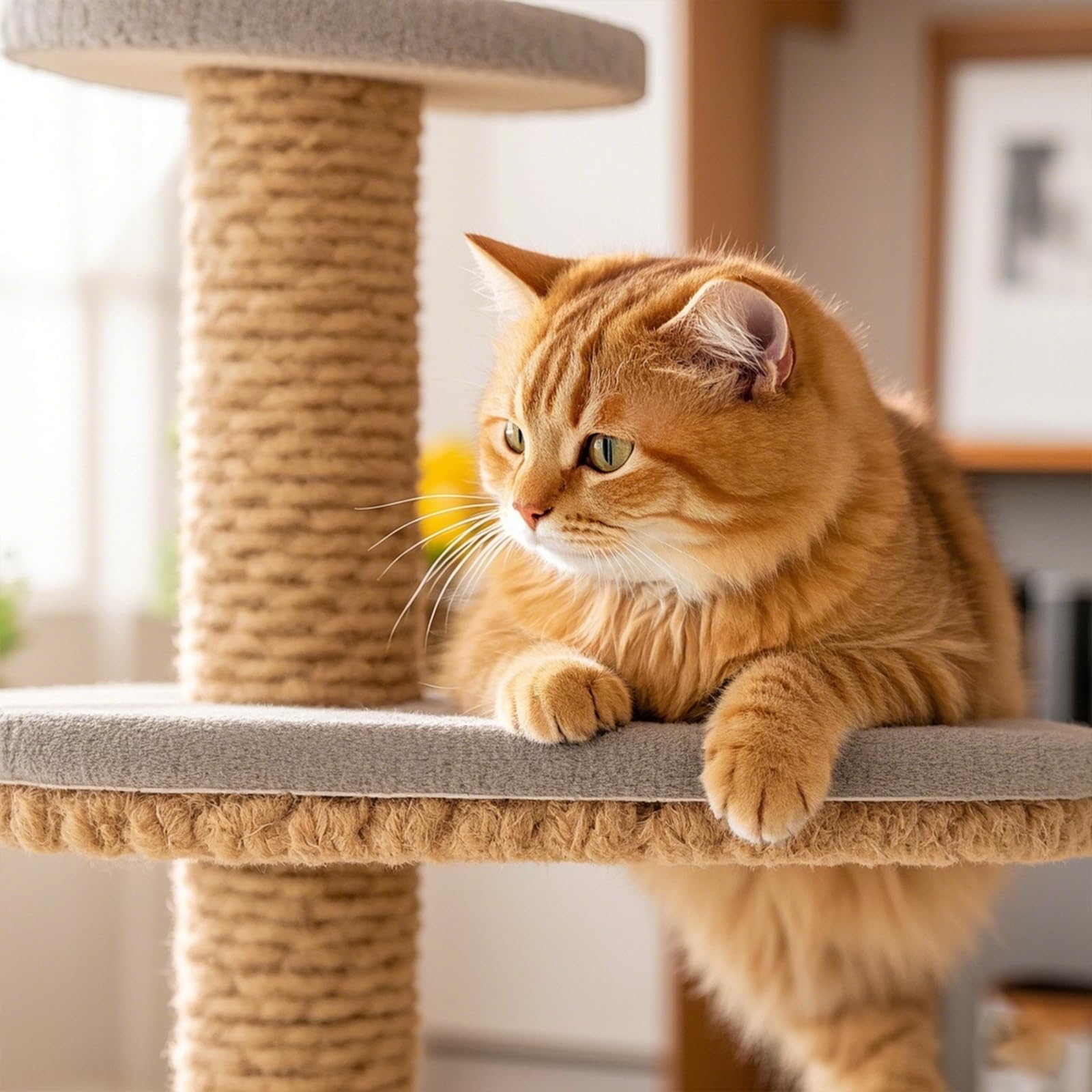 Cuerda de sisal para rascar gatos (natural, 1/4 pulgadas por 165 pies)