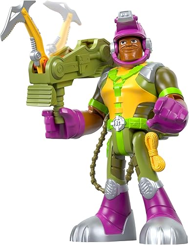 Miniatura 3 de Fisher-Price Rescue Heroes Rocky Canyon, figura de 6 pulgadas con accesorios
