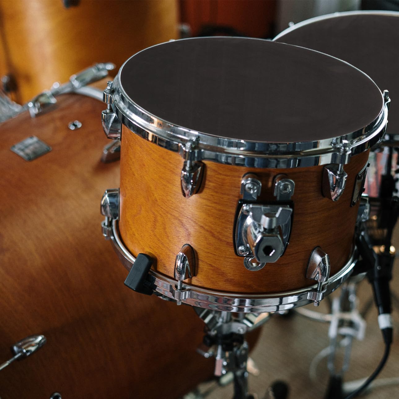 Yardwe Schlagzeugzubehör Drum Dämpfungspad 14 mit Ergonomischem Design und Komfortablem Griff aus Schaumstoff für Leises Üben und Professionelle Anwendung