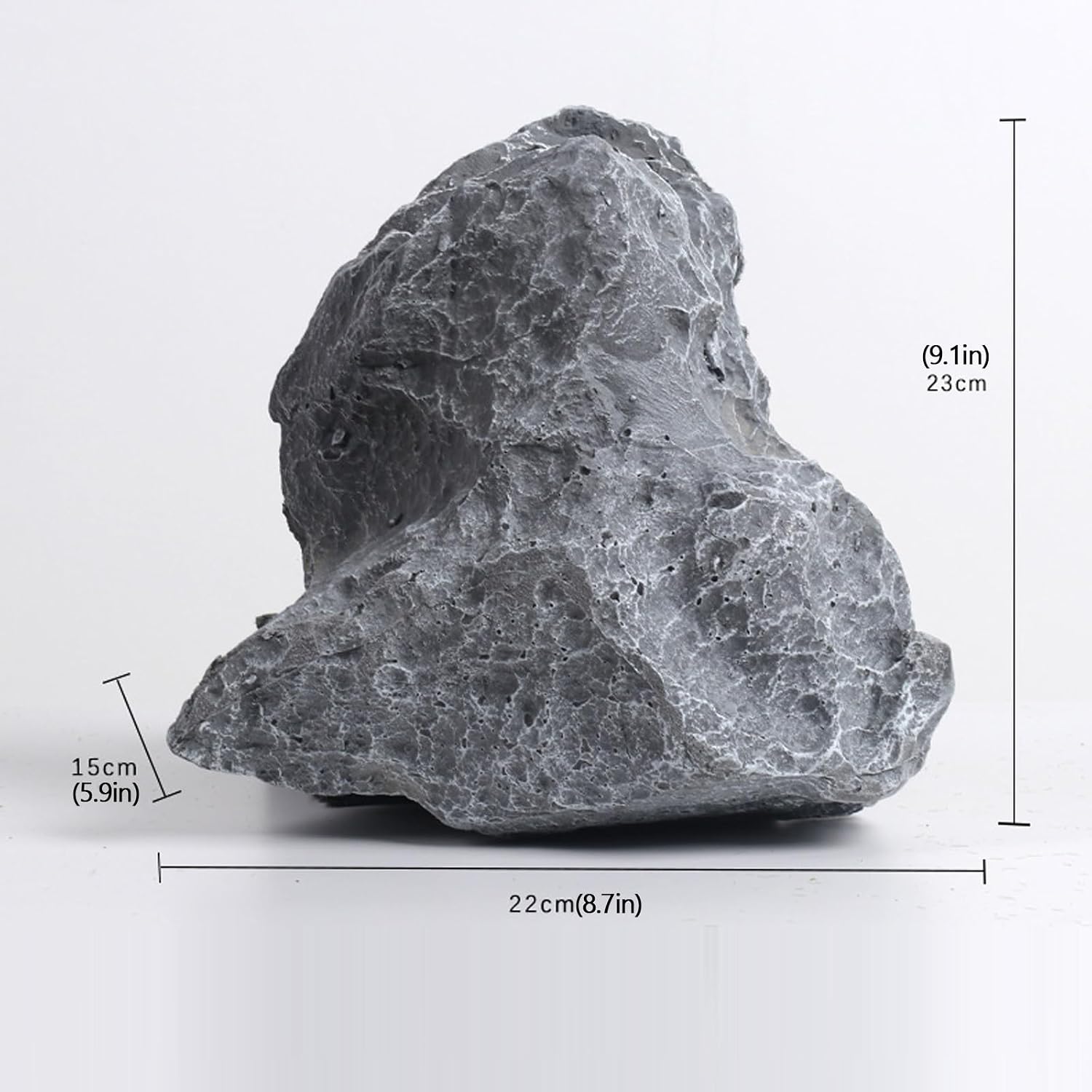 Lightweight Artificial Simulation Stone with Real Texture - Easy to Move Multi-Scene Decorative Rock
