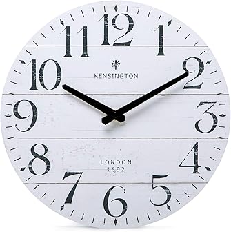 White Iron Wall Clocks product image