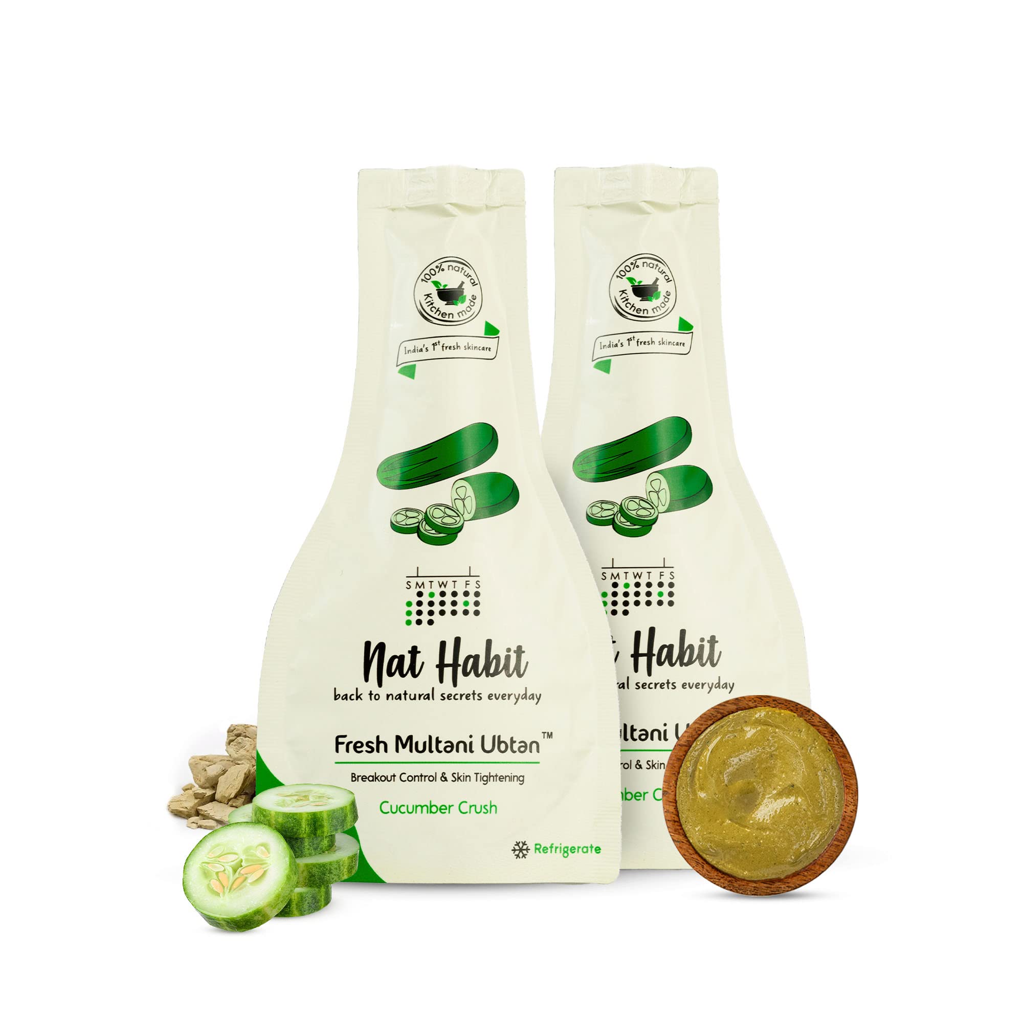 Nat Habit Neem-Holzkamm – Mit 17 Kräutern Behandelt, Breite Zähne, Gegen Schuppen & Glättend