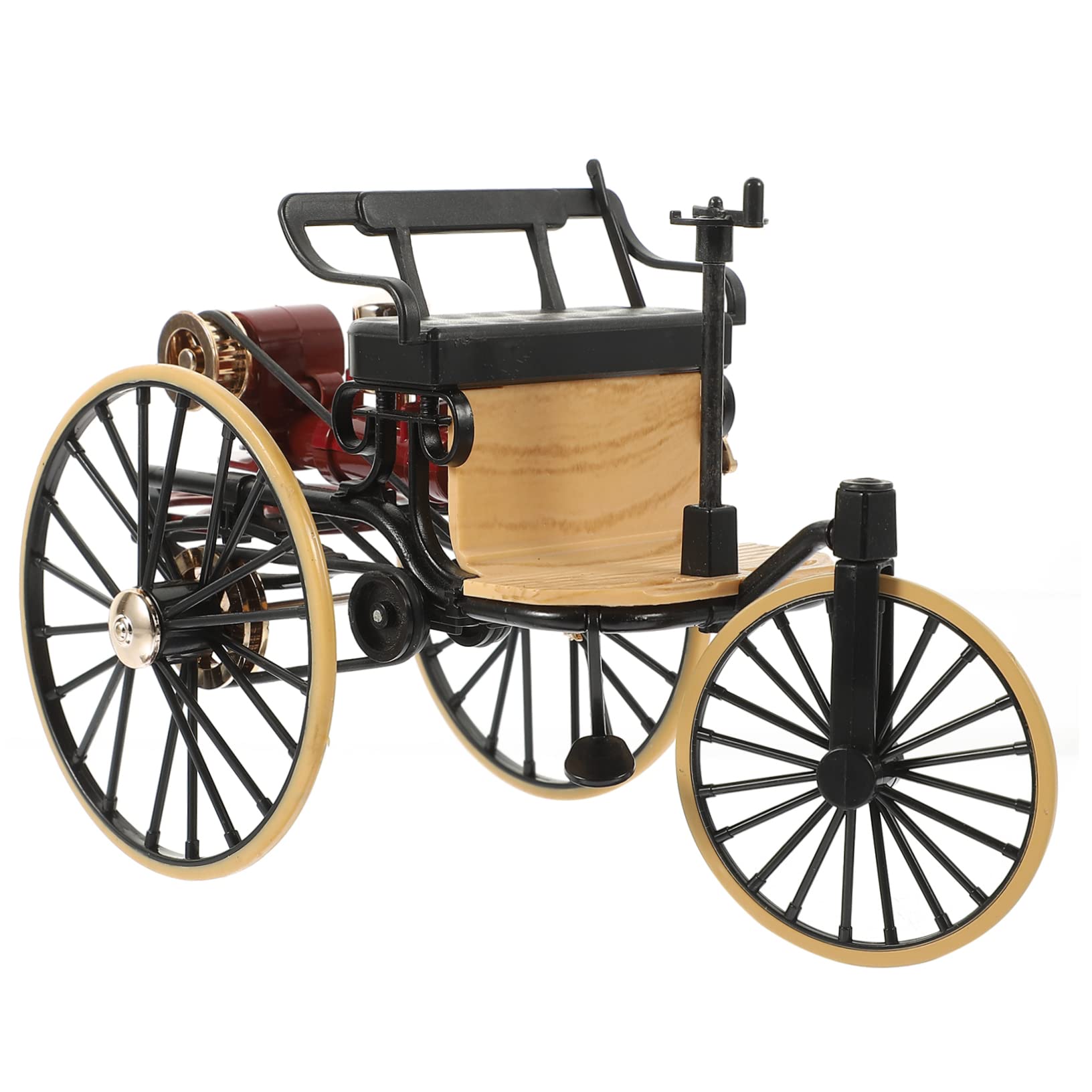 Didiseaon Vintage Car Model Home Decor Car Decor Mini Car Sculpture Miniature Bicycle Desktop Tricycle Ornaments Mini Tricycle Decoration Mini Bike Classic Cars Office Alloy Old Fashioned