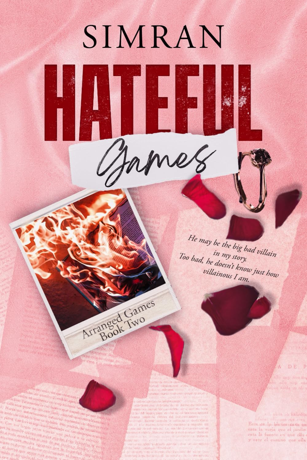 Hateful Games (Arranged Games #2) - Discreet Cover