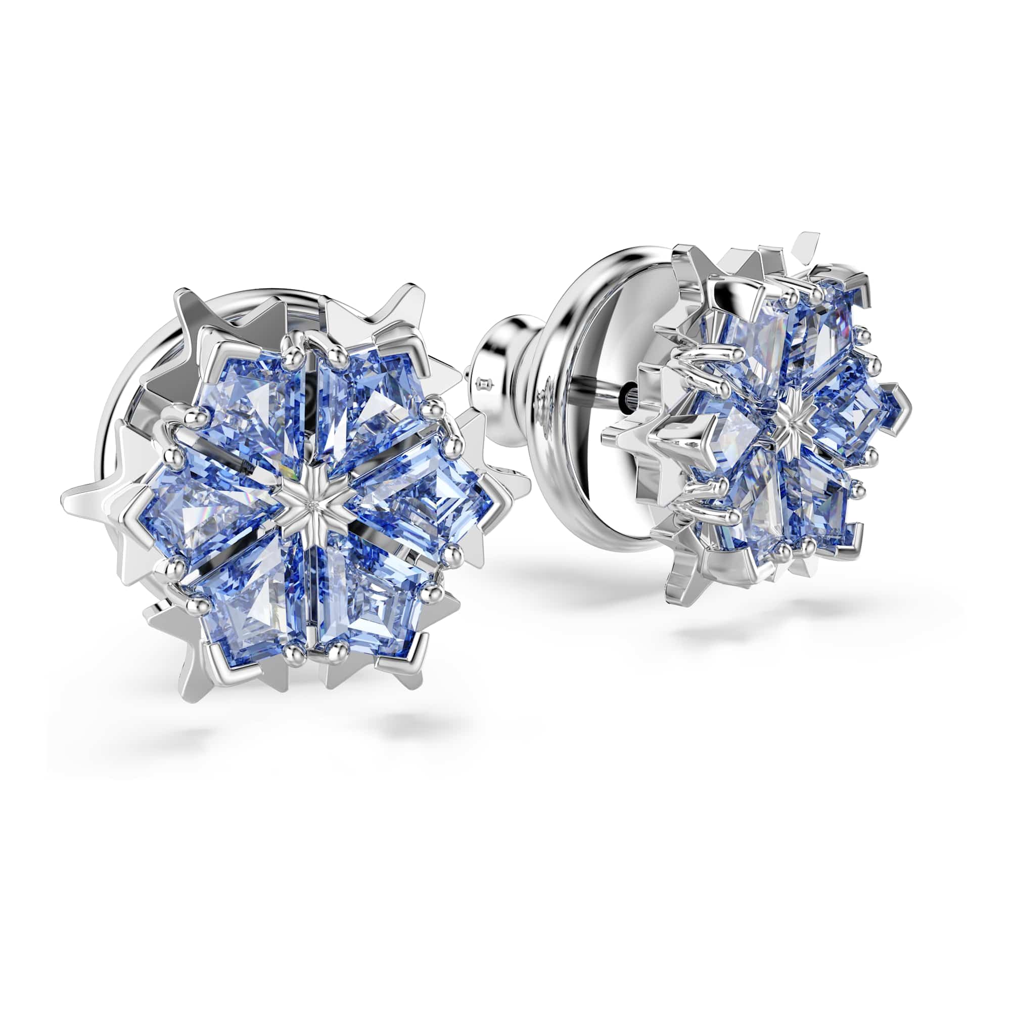 Swarovski Magic Evolution Kolekcja kolczyki sztyfty, płatek śniegu, pokryty rodem