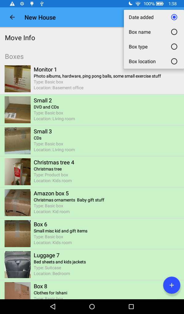 Moving Organizer Pro App on the Amazon Appstore