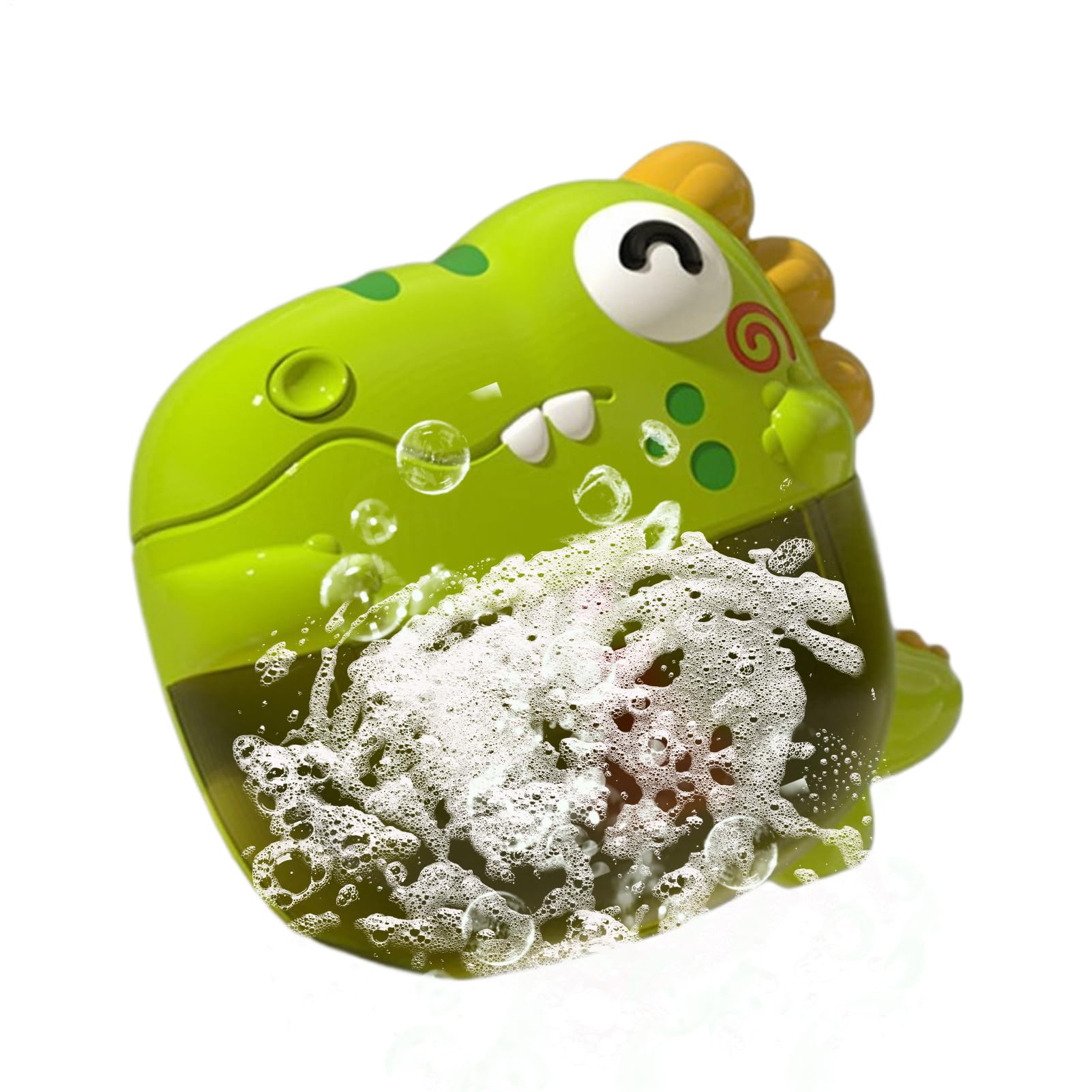 Renchey Creador de Burbujas para Bañera,Soplador Automático de Burbujas | Juguete Divertido de Dinosaurio con Música y Luces para Baño, Ducha, Piscina Infantil, Interior del Hogar, Niños y Niñas